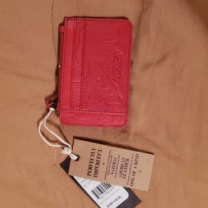 American leather card holder